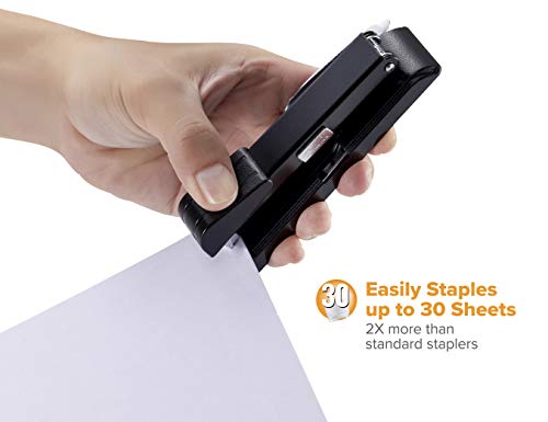 Image of Bostitch B8 PowerCrown Travel & Desktop Stapler, Black (B8RC)