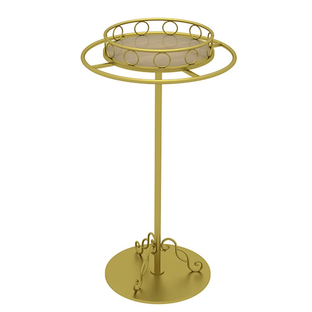 Présentoir vêtements rotatif magasin enfants meuble métal bois nano gold