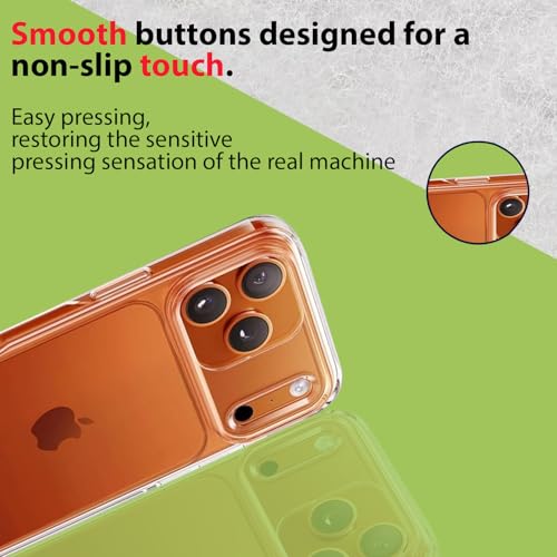 Image of KACA Clear Back Cover Case for Apple iPhone 17 Pro |Case for iPhone 17 Pro|Shockproof Bumper TPU Protective Design|Apple iPhone 17 Pro Back Cover- Transparent