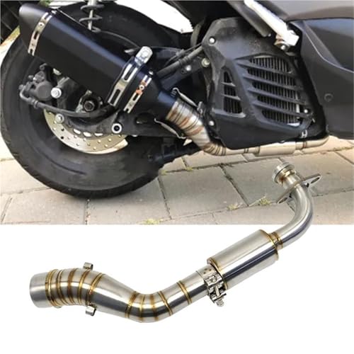 Tube de liaison avant NMAX155 échappement Yamaha, finition acier durable