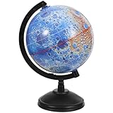 Supporto didattico: come di geografia lunare, funge da ausilio didattico scientifico, aiutando gli studenti a esplorare in profondità la geologia lunare attraverso l'apprendimento di modelli astronomici interattivi, globo da scrivania per ufficio, globo educativo