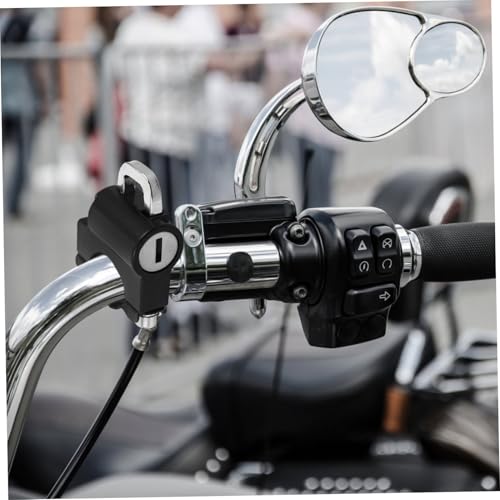 Candado de manillar para moto Abaodam soluciona robos en scooter y asegura casco de motocicleta 7