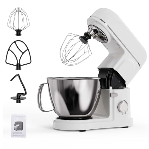 Tita-Dong Küchenmaschine 5L 1800W Milchig Weiß