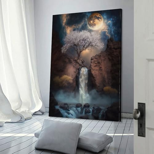 Décoration murale cascade mystique POLIUAWS pour sublimer les murs vides de votre maison
