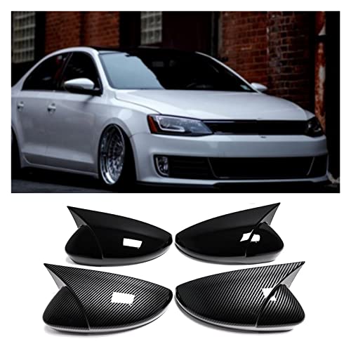 Coques de rétroviseurs latéraux VW Beetle CC EOS look noir brillant chic - 4