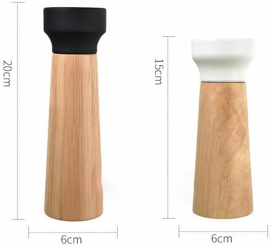 Pepper Grinder Cylindrical Sea Salt Spice Seasoning Bottle for Home Kitchen Restaurant and Outdoor Use