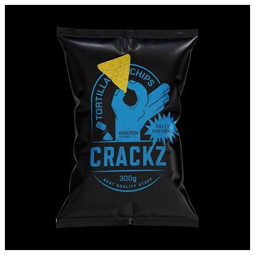 CRACKZ Tortilla Chips Salty Natural – 15 x 300g Beutel – Klassisch-knuspriger Gaming-Snack mit Sammelfeature – Für lange Nächte & echte Crunch-Momente