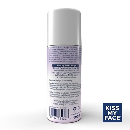 Desodorante Roll-On Kiss My Face Lavanda 3 Unidades miniatura 5