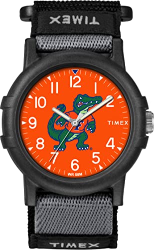 Image of Timex Unisex Collegiate Recruit 38mm Watch - Tennessee Volunteers with Black Fabric Strap