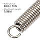 GUNGY Zugfedern mit Haken Edelstahl Spannfeder Zugfeder 60mm Außendurchmesser 10mm Drahtdurchmesser 1,6mm Maximale Zugkraft 8KG 1,6x10x60mm 4 Stück