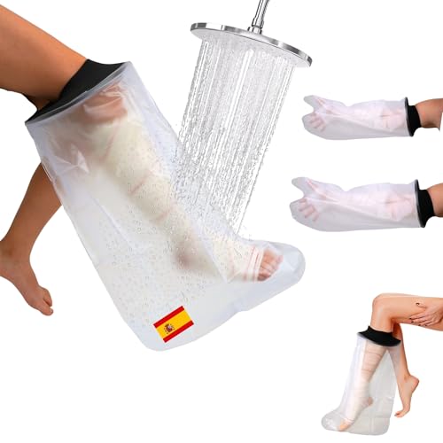 KENI STORE Protector Escayola Pierna Niño – Funda Escayola Pierna Ducha – Protector Pierna Ducha – Cubre Escayola Pierna Adulto – Bolsa Impermeable para Ducha – Protector Escayola Pierna para Niños