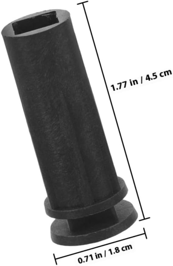 10pcs Small Artificial Christmas Tree Stand Set, Black Cylindrical Base with Detachable Design, Replacement Rotating Tree Holder for Holiday Seasonal Décor