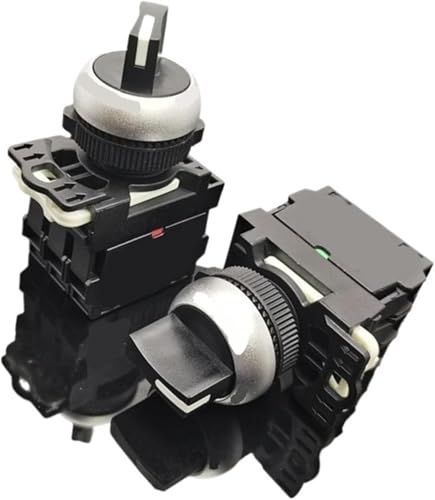 Sélecteur à bouton rotatif M22-WRK-K02 autobloquant à 2 positions pour commande industrielle x10