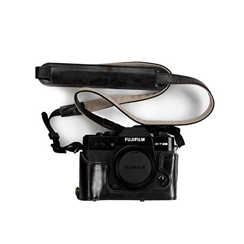 Kinokoo Fujifilm Pu Leather Camera Case,Fullbody Case Cover For Fujifilm Xt30 Xt20 Xt10 With 16-50Mm And 18-55Mm Lens-Black #TOP1