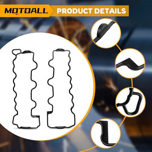 Image of MOTOALL 1120160221 Engine Valve Cover Gasket Fit for Mercedes Benz E280 E320 C240 C280 S320 S350 ML320 ML350 01-06 for Chrysler Crossfier 2004-2008 Replaces 1120160321
