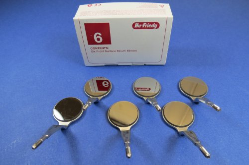 Hu-Friedy MIR5DS/6#5 Cone Socket Mirror, Front Surface Mouth, Double Sided (Pack of 6)