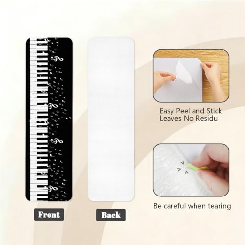 Alfombrillas antideslizantes para proteger tus peldaños con elegante diseño de piano Mexpekil 5