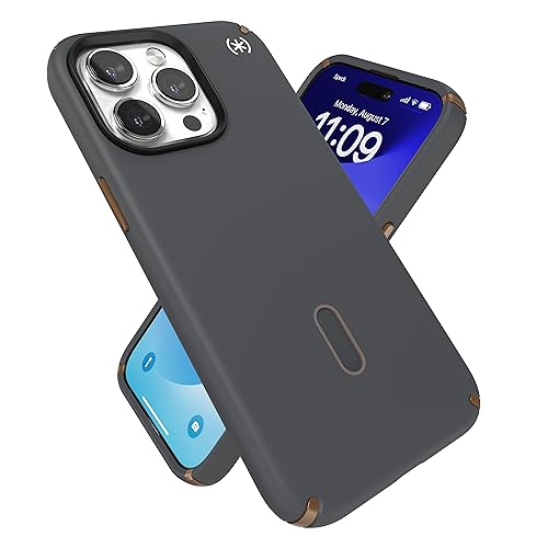 Speck Etui na telefon iPhone 15 Pro Max, blokada ClickLock, stworzone z myślą o MagSafe, ochrona przed upadkiem, odporne na zarysowania, miękkie w dotyku, etui na telefon 16.7 cm - Presidio2 Pro,