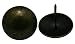 Generic Round Large-headed Nail 1.6" Diameter Large Size Color Antique Brass Pack of 20