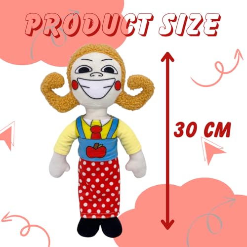 Image of Cute Yellow RED Big Smile Doll Plush Toy