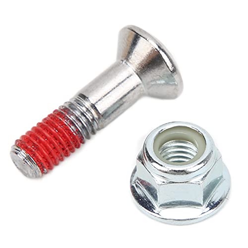 Kettenradschraubensatz, M8-Kettenradschraube für Breite Anwendung, 6-teilig, Vernickelte Aluminiumlegierung, Ersatz für YZ YZF Motorrad