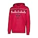 NBA Chicago Bulls Men's Fleece Hoodie Pullover Sweatshirt Poly Midtown, Large, Red