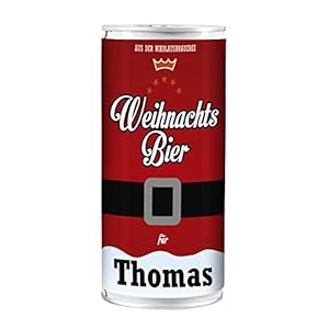 Lustapotheke® Weihnachts-Bier mit Wunschnamen – für alle Bierliebhaber zum Nikolaus oder Weihnachten