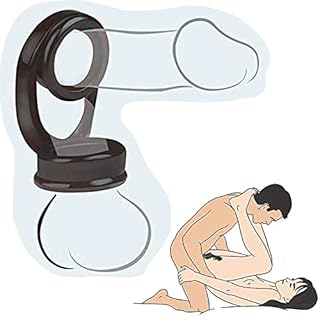 Anello di bloccaggio in silicone doppio elastico premium da uomo