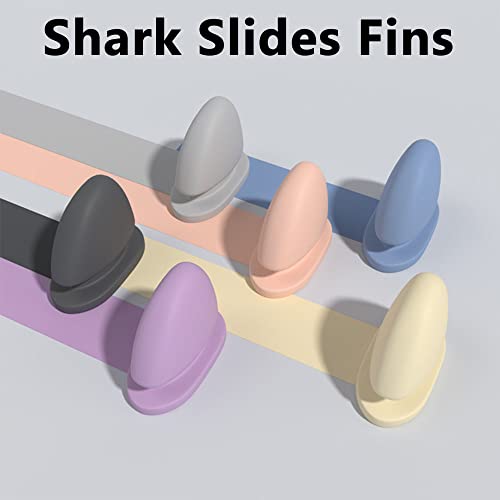 Zureto 2 Pack Shark Slides Fins, Cloud Shark Slides Replacement Top Fins3