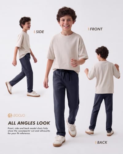 3 Pack Boys Sweatpants with Pockets - Kids Athletic Mesh Open Bottom Pants - 18.89 - 24.49 w/ Code + 53% Off Code Y181GTI8 - image 2