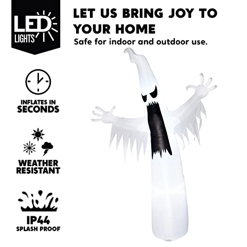 Joiedomi 12 FT Halloween Inflatables Outdoor Decorations, Scary Ghost Halloween Decor, Inflatable Ghost Blow Ups for Yard with LEDs for Outside Yard Decorations の商品画像 2