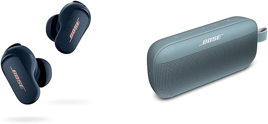 Bose QuietComfort Earbuds II, Wireless, Bluetooth, World’s Best Noise Cancelling In-Ear Headphones with Personalized Noise Cancellation & Sound, Triple Black