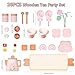 Wooden Tea Set for Little Girls, Pretend Play Tea Party Set Toy with 26 PCS Play Kitchen Accessories, Princess Tea Set Toy, Birthday Gift for Kids 3-5 Years Old, Improve Imagination