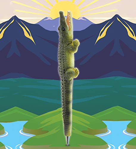 Planet Pens Alligator Novelty Pen - Cute Fun & Unique Kids & Adults Office Supplies Ballpoint Pen, Colorful Wild Life Writing Pen Instrument For School & Office Desk Decor #TOP6