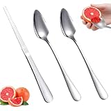 3 Stück Grapefruit Löffel Set, Das Set beinhaltet 2 Kiwi Löffel und...