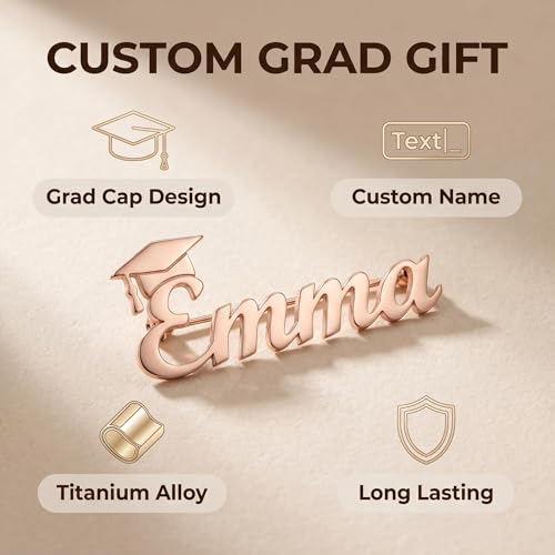 Image of Custom Name Lapel Pin Personalized Script Brooch for Women Men, Customizable Name Badge Elegant Cursive Letter Pin, Minimalist Jewelry Gift for Wedding Birthday Anniversary