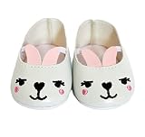 Bunny Rabbit Shoes Fits 18 Inch Dolls