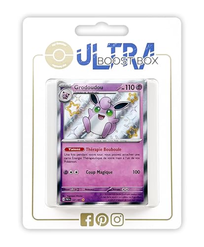 Grodoudou 147/091 Chromatique Secrète, carte Pokémon Destinées de Paldea d'exception