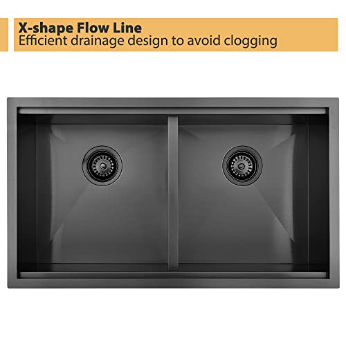 Double Undermount Kitchen Sink