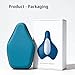 Menpulse Pelvic Floor Trainer for Women & Men, Electric Kegel Exercise Device with Remote Control, 5 Intensity Levels, 3 Modes, Rechargeable Muscle Strengthening & Pelvic Support (Blue)