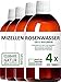 Produktbild MIZELLEN ROSENWASSER 4x 500-ml, Mizellenwasser, Gesichtswasser, 100% naturrein, nur 2 essbare Inhalsstoffe ohne Zusatzstoffe, wasserfestes Augen Make-up Entferner, 2000-ml (2-l) PET nachhaltig