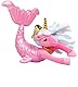 GALUPY MERMAID 3er Pack - Einhorn Spielzeug mit Meerjungfrauenflosse , 3x Einhorn Figuren mit Swarovski Kristall , 18 verschiedene Einhorn Figuren zum Sammeln