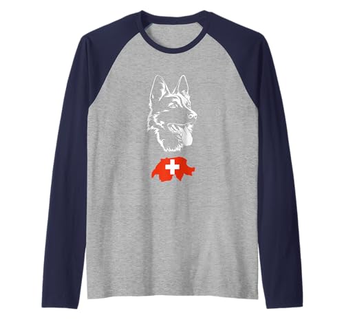 Questo motivo bianco con pastore svizzero è ideale per i proprietari di cani a scuola di cani come motivo divertente per sport e passeggiate con cani, anche per il pastore mamma o papà.