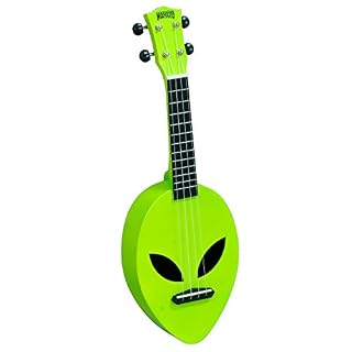 Mahalo Ukulélé MC1ALNGN Alien Neon Green - Les Beatles, Paul McCartney, John Lennon, RIngo Starr, George Harrison Mahalo Ukulélé MC1ALNGN Alien Neon Green – Image 2