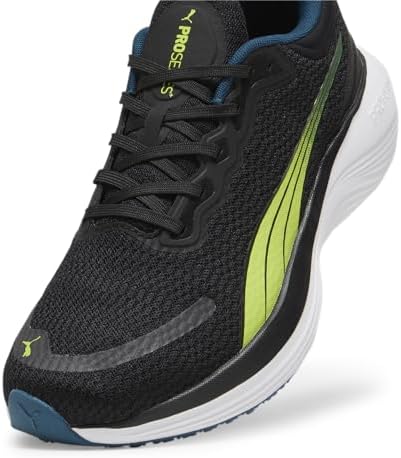 PUMA Men's SCEND PRO Sneaker, Black-Lime Pow-Ocean Tropic, 14 Review | Image 4