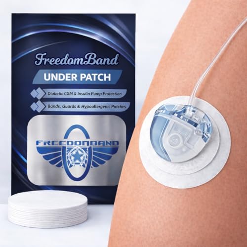 Insulin Pump Skin Barrier Underlay Patches – Waterproof, Hypoallergenic, Latex-Free Polyester Adhesive, Compatible with Tandem t:Slim Mobi & Medtronic MiniMed Cannulas, 10 Count