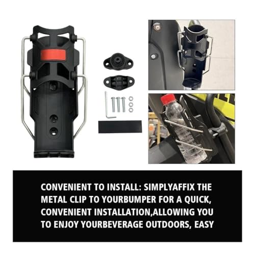 Porte-gobelet moto guidon support bouteille MT 450 700 800 - 2