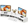 Amazon.com: TAVR Furniture Dual Monitor Stand Riser, Computer Monitor ...