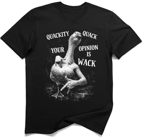 T-shirt oie drôle ton opinion est bof meme humour coton