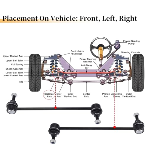 Barra estabilizadora delantera corrige balanceo en curvas para Chevrolet Aveo 5 kit de suspension 4